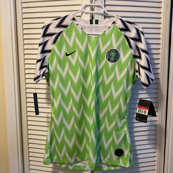Nike Tops - Nike Women’s Large Nigeria Nike Football/Soccer Jersey